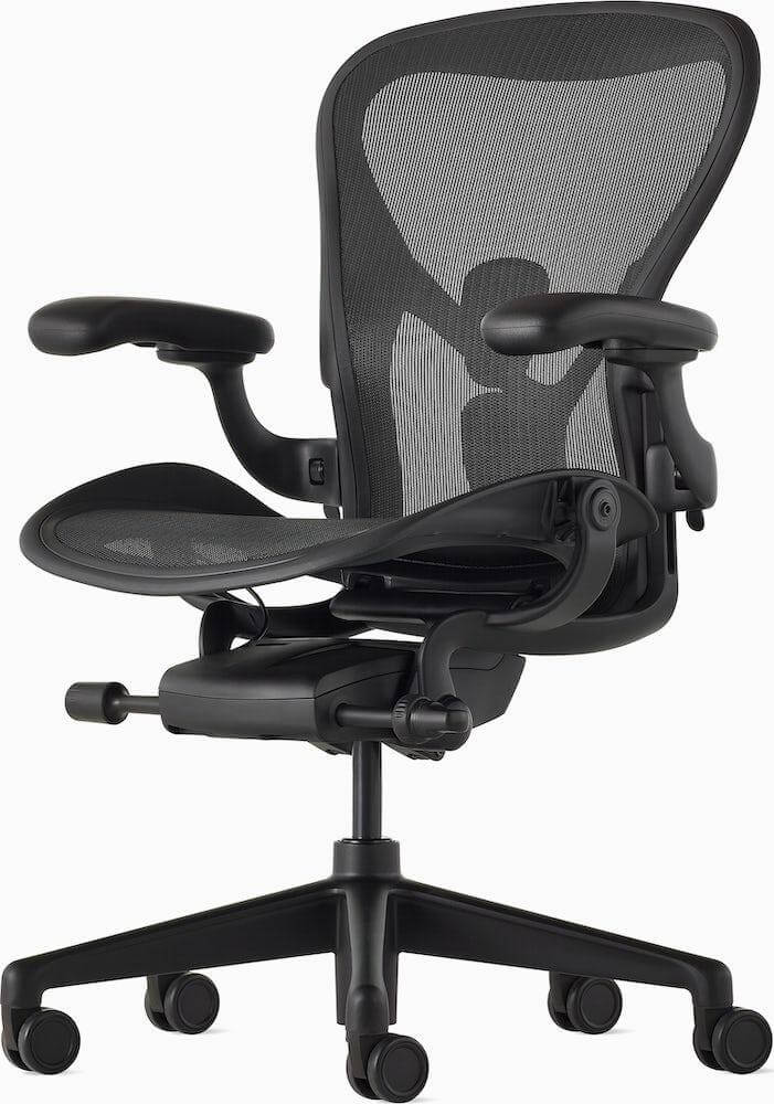 Open Box Herman Miller Aeron Size C - Black Onyx Chair
