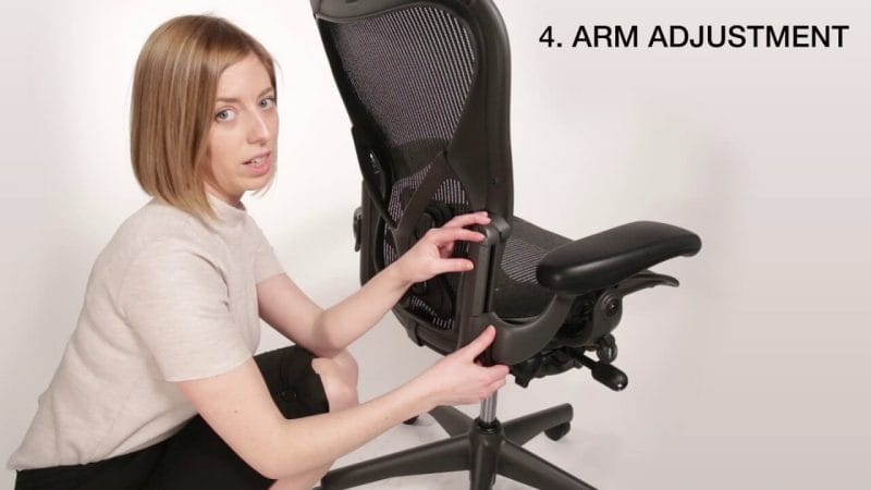 Herman Miller Classic Aeron Rear Tilt Lock Adjustment